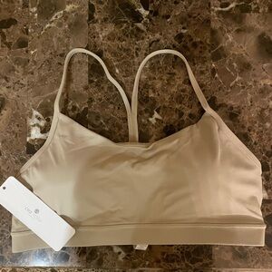 CRZ YOGA Beige Sports Bra